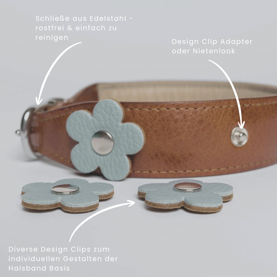 Collar Base | Black Leather