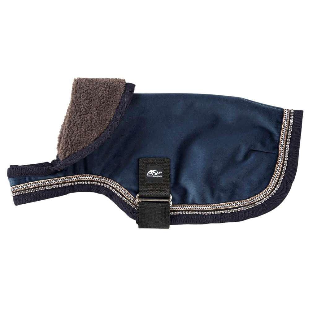 Velvet dog coat