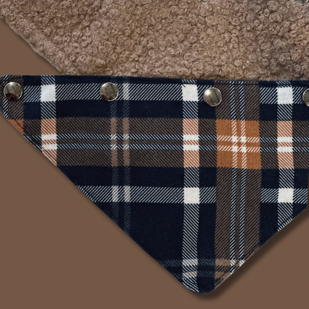 Design Clip Bandana | Checkered