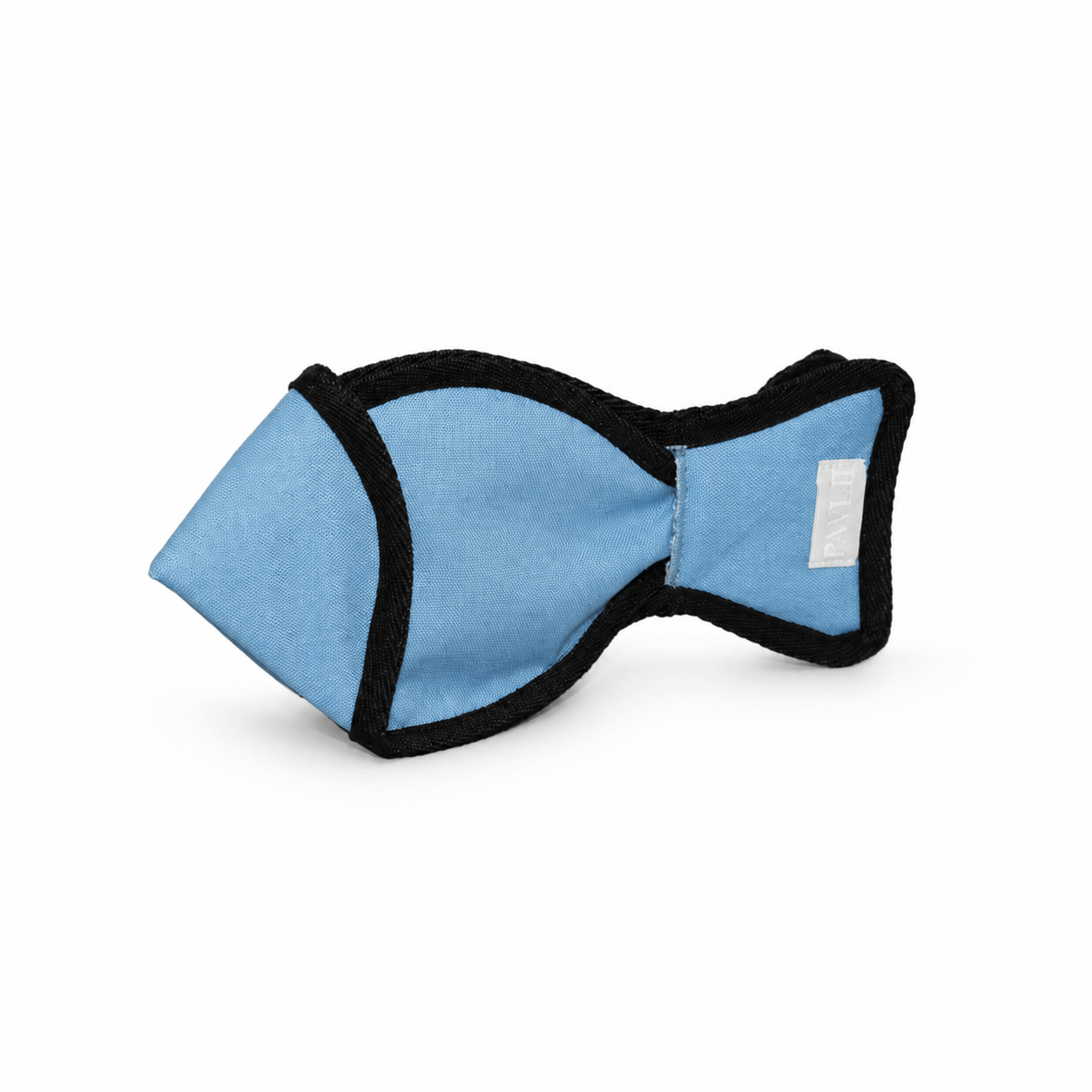 PAWLII Origami Knisterspielzeug Fisch für Hunde aus Baumwolle in Ciel.